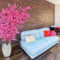 Arvore Planta Artificial De Flores de Pessegueiro 3D 2 Mt