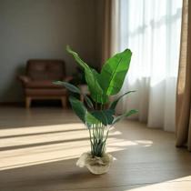 Arvore Planta Artificial Folhagem Bananeira 122cm
