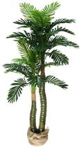Arvore planta Palmeira 150cm realista 3D silicone coqueiro