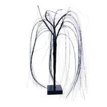 Arvore sombria decorativa c/ led laranja halloween