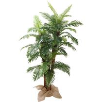 Arvore Tropical Planta Planta Palmeira 3 troncos 180cm 45 folhas