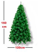 Árvore Verde Pinheiro De Natal 1,50m Modelo Luxo 260 Galhos - D' Presentes