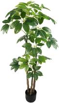 Arvore Verde Planta Schefflera Premium 3 Galhos No Pote 1.5m