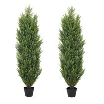 Árvores Artificiais de Cedro THE BLOOM TIMES 122 cm Conjunto com 2 para Área Externa Árvores Artificiais de Cedro THE BLOOM TIMES 122 cm Conjunto com 2 para Área Externa