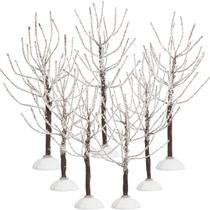 Árvores de decoração de Natal Chuangdi Snow Covered 7 peças Árvores de decoração de Natal Chuangdi Snow Covered 7 peças