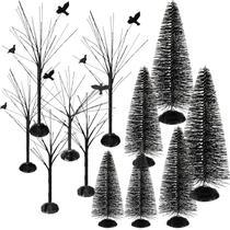 Árvores de mesa de Natal Sumind Winter Snow Model (12 unidades)