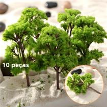 Árvores De Modelo De 4CM 10 Peças Para Layout De Trem Ferroviário Diorama Cenário De Wargame Árvores De Modelo De 4CM 10 Peças Para Layout De Trem Ferroviário Diorama Cenário De Wargame