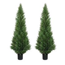 Árvores Topiárias Artificiais de Cedro 152 cm