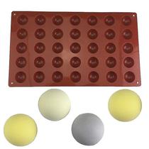 As formas de bolo moldam o novo molde de gesso aromático de estilo semicircular de 36 buracos 2pcs