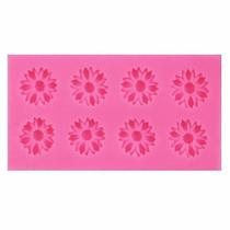 As formas de bolo moldam o novo molde de gesso aromático em forma de margarida de 8 furos 1pc