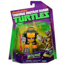 As Tartarugas Ninja Boneco Cabeça De Metal Com Acessorios