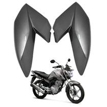 Asa Aba Lateral Aleta Tanque Honda Cg Fan 160 Cinza Tornado 2016