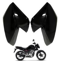 Asa Aba Lateral Aleta Tanque Honda Cg Fan 160 Preto Brilho 2016 2017 2018 2019 2020 2021