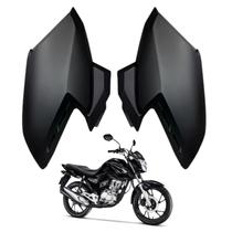 Asa Aba Lateral Aleta Tanque Honda Cg Fan 160 Preto Fosco Cynos 2022 2023 2024