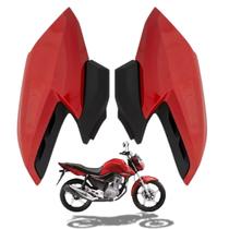 Asa Aba Lateral Aleta Tanque Honda Cg Fan 160 Vermelho Guarau 2017 2018