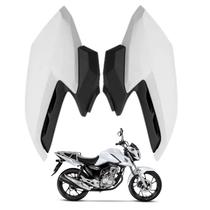 Asa Aba Lateral Aleta Tanque Honda Cg Fan Start 160 Branco Cargo 2022 2023 2024
