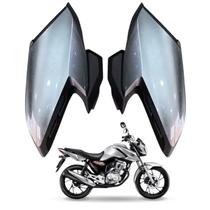 Asa Aba Lateral Aleta Tanque Honda Cg Fan Start 160 Prata Ibiuna 2022