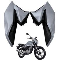 Asa Aba Lateral Aleta Tanque Honda Cg Titan 160 Prata Force Edição Especial 2019