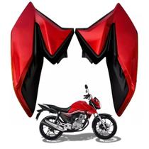 Asa Aba Lateral Aleta Tanque Honda Cg Titan 160 Vermelho Marrakesh 2016 2017 2018 2019 2020 2021