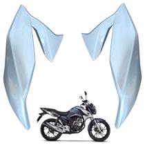 Asa Aba Lateral Tanque Aleta Honda Cg Titan 160 Cinza Embare 2022 2023