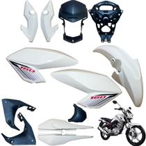Asa (Aba) Tanque Cg Fan 160 2016 até 2021 + Farol Completo Rabeta Traseira Paralama Dianteiro