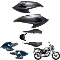 Asa (Aba) Tanque Cg Fan 160 2022 / 2024 + Rabeta Traseira 3 peças