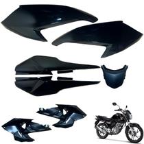 Asa (Aba) Tanque Cg Fan 160 2022 / 2024 + Rabeta Traseira 3 peças