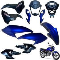 Asa (aba) Tanque Cg Fan 160 2022 / 2024 + Tampa Lateral Farol Completo Paralama Dianteiro