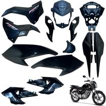Asa (Aba) Tanque Cg Fan 160 2022 / 2024 + Tampa Lateral Farol Completo Rabeta Traseira