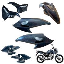 Asa (aba) Tanque Cg Fan 160 2022 / 2024 + Tampa Lateral Paralama Dianteiro