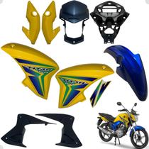 Asa (Aba) Tanque Cg Titan 150 2014 / 2015 + Farol Completo Com Aranha Paralama Dianteiro