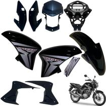 Asa (Aba) Tanque Cg Titan 150 2014 / 2015 + Farol Completo Com Aranha Paralama Dianteiro