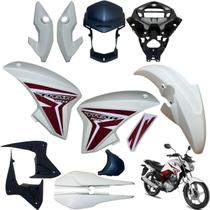 Asa (aba) Tanque Cg Titan 150 Modelo 2014 / 2015 + Farol Completo Com Aranha Paralama Dianteiro Rabeta Traseira 3 Peças