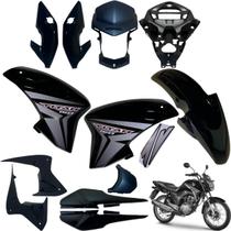 Asa (aba) Tanque Cg Titan 150 Modelo 2014 / 2015 + Farol Completo Com Aranha Paralama Dianteiro Rabeta Traseira 3 Peças