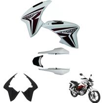 Asa (Aba) Tanque Cg Titan 150 Modelo 2014 / 2015 + Rabeta Tubarão Traseira 3 Peças