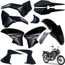 Asa (Aba) Tanque Cg Titan 150 Modelo 2014 / 2015 + Tampa Lateral Paralama Dianteiro Rabeta Traseira 3 Peças