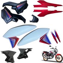 Asa (Aba) Tanque Cg Titan 160 2016 até 2021 + Tampa Lateral Rabeta Traseira 3 peças
