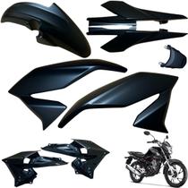 Asa (aba) Tanque Cg Titan 160 Modelo 2022 / 2024 + Rabeta traseira 3 Peças Paralama Dianteiro