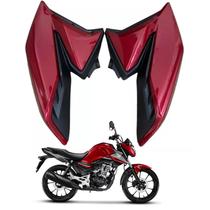 Asa Aba Tanque Lateral Aleta Honda CG Titan 160 Vermelho Pimenta 2024