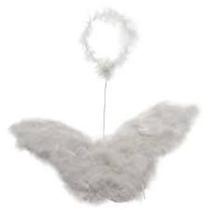 Asa de Anjo com Auréola Branca