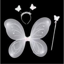 Asa De Borboleta Com Conjunto De Varinha E Tiara Para Festa E Fantasia