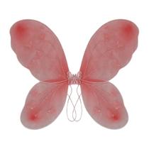 Asa de Borboleta Vermelha com Glitter Asa de Borboleta Vermelha com Glitter