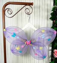 Asa de Borboletas e Fadas Infantil Lilás - Acessório para Fantasia Asa de Borboletas e Fadas Infantil Lilás - Acessório para Fantasia