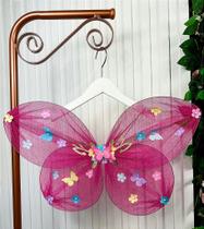 Asa de Borboletas e Fadas Infantil Rosa - Belli Kids Asa de Borboletas e Fadas Infantil Rosa - Belli Kids