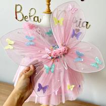 Asa Jardim Encantado com glitter