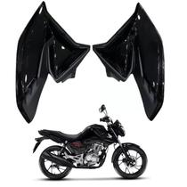Asa Tanque Aba Aleta Lateral Honda Cg Fan 160 Preto Brilho 2022 2023 2024