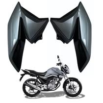 Asa Tanque Aba Aleta Lateral Honda Cg Titan 160 Prata Ibiuna 2022 2023 2024