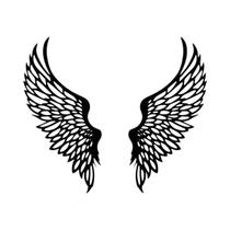 Asas De Anjo De Metal Preto Para Decoração De Parede, Par De Ferro De 15,75 Polegadas Para Quarto,