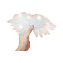 Asas De Anjo Pretas E Brancas Para Bonecas BJD De 15-17cm, Acessórios Para Labubu V1 V2 V3