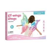 Asas De Borboleta Elétricas Luminosas Para Meninas Com Luz E Música, Acessório De Palco Para Fada